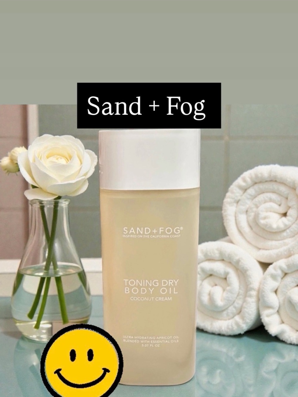 SAND+FOG Vanilla Sugar Toning Dry Body Oil NWOT